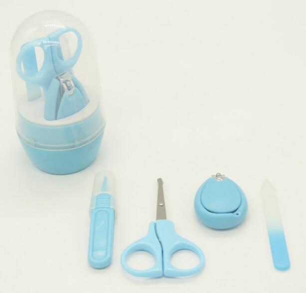 Blue baby nail care set
