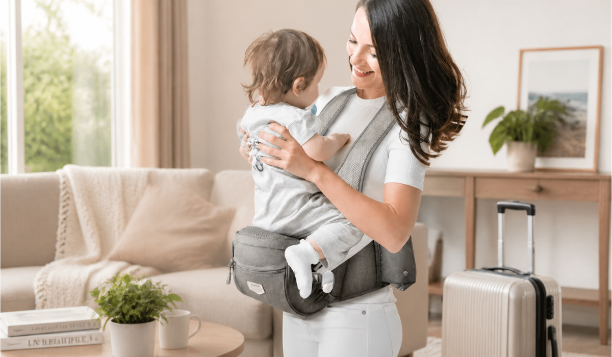 Baby Carrier with Hip Seat
