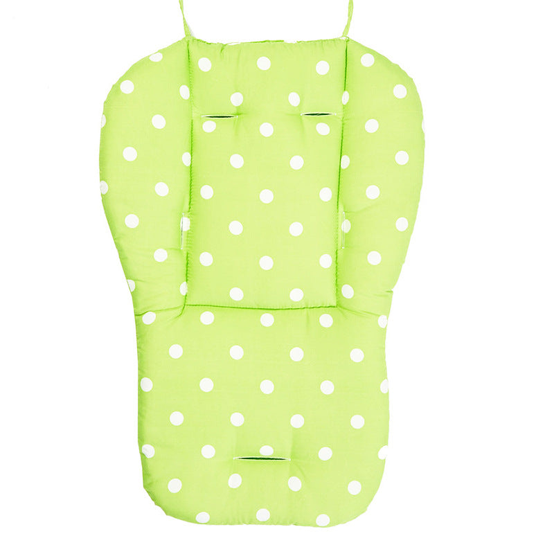 Baby stroller liner with harness slots
