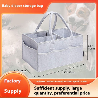 Diaper Caddy Organizer - Portable Diaper Changing Caddy