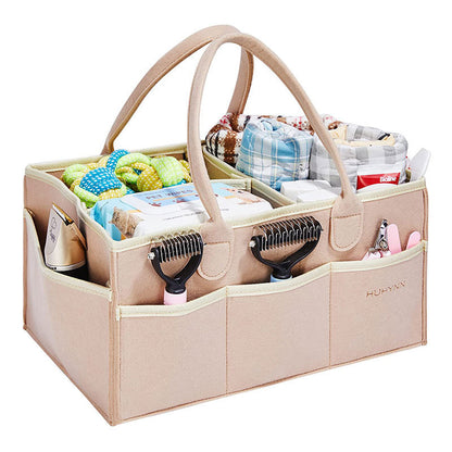 Diaper Caddy Organizer - Portable Diaper Changing Caddy