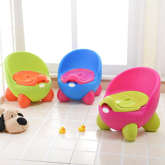 Pink potty training chair for toddlers