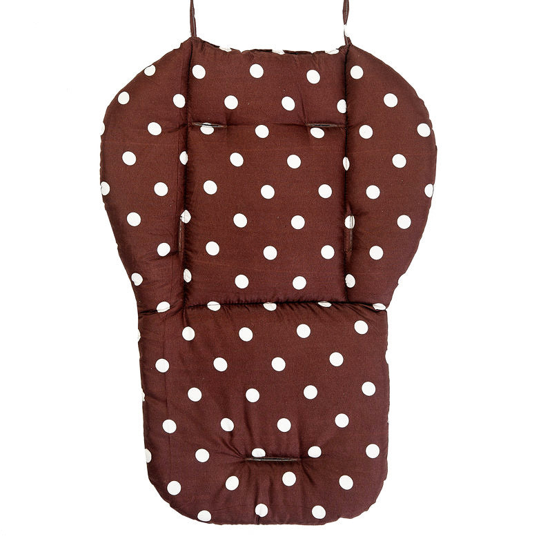 Turquoise polka dot seat liner
