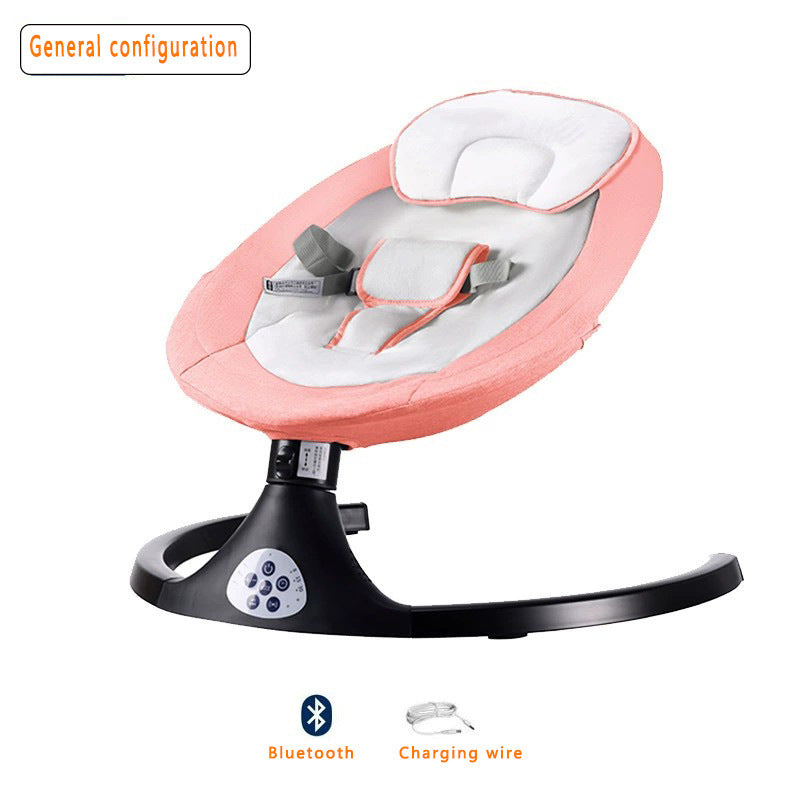 Electric Baby Swing For Infants - Portable Bluetooth Baby Rocker