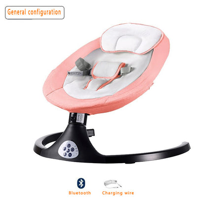 Electric Baby Swing For Infants - Portable Bluetooth Baby Rocker