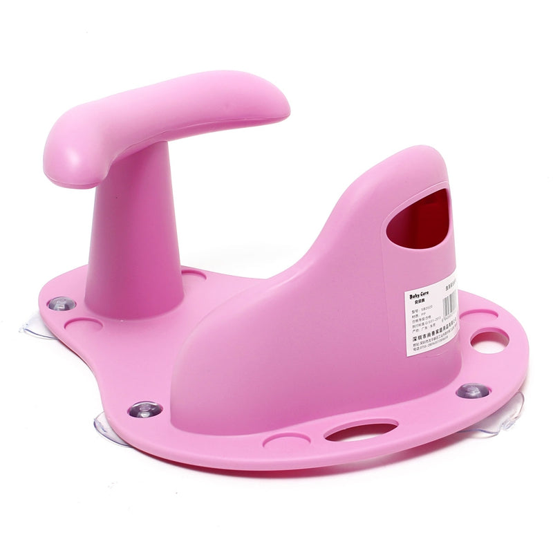 Pink Anti-slip baby bath tub