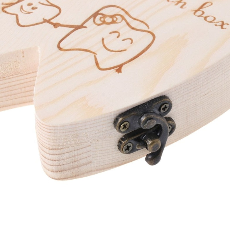 Baby Keepsake Box with Engraved Tooth Chart 