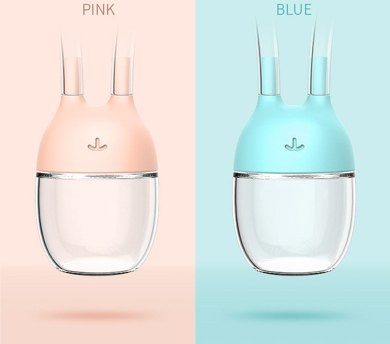 Electric baby nose cleaner designed to remove nasal mucus