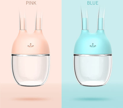 Electric baby nose cleaner designed to remove nasal mucus