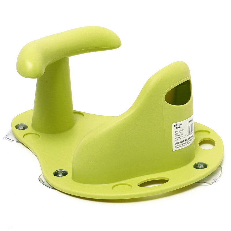 Green toddler bath seat