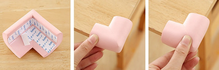Corner protector, flexible foam material shown