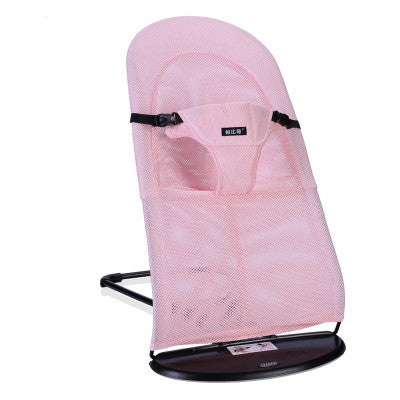 Pink baby bouncer chair