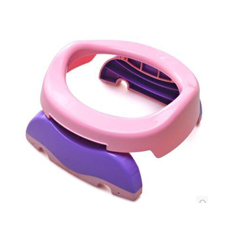 Foldable travel potty seat, pink color