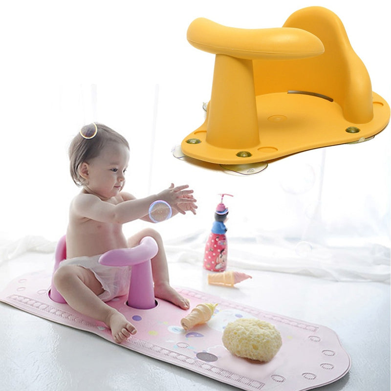 baby bath seat for tub shown from top view in blue