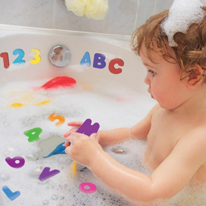 36PCS baby bath toys letters and numbers set for kids early learning