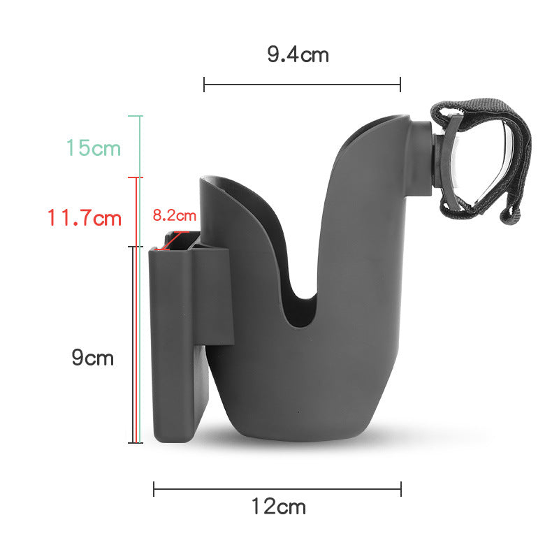 Baby stroller cup holder size dimensions