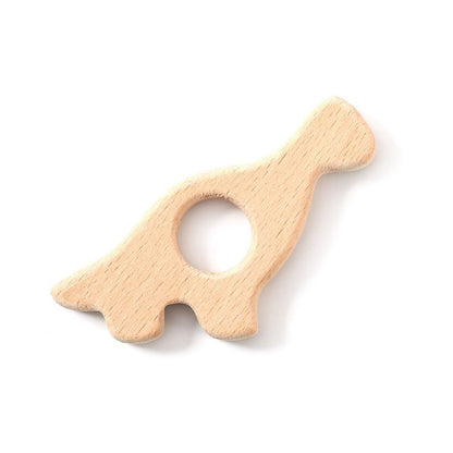Beech wood molar stick natural teether for infants
