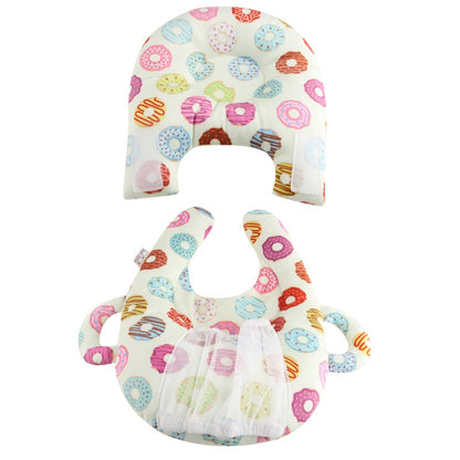 Teal Owl Feeding Pillow