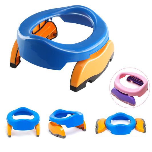 Foldable travel potty seat, blue coloR