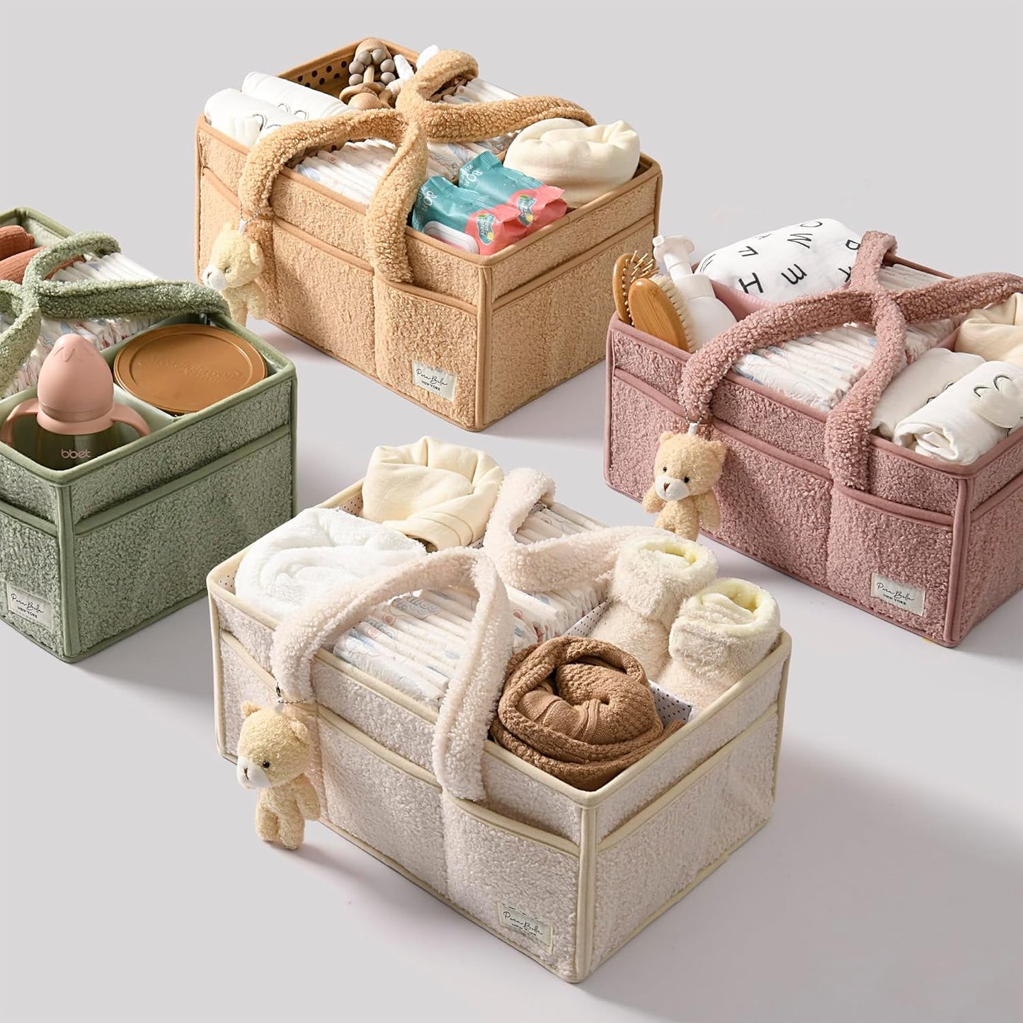 Diaper Caddy Organizer | Portable Nursery Storage