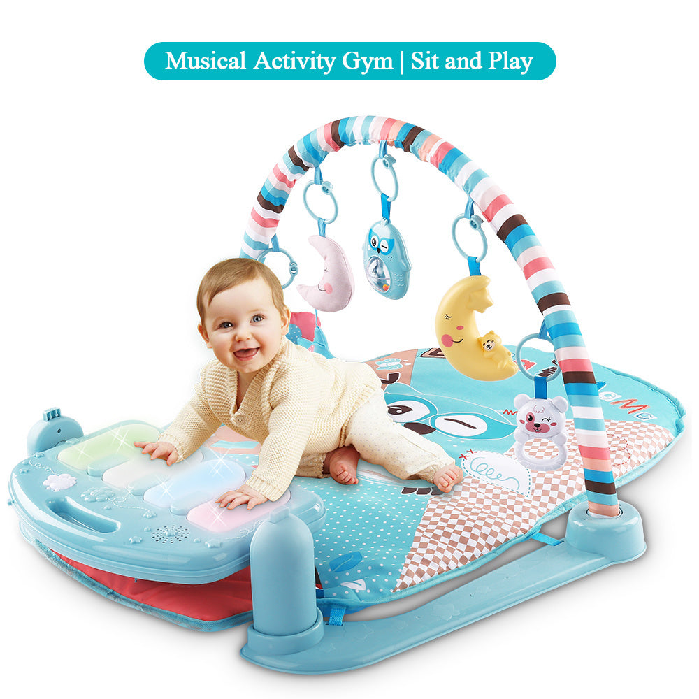 Baby Play Mat with Kick Piano - Baby Gym Play Mat Musical