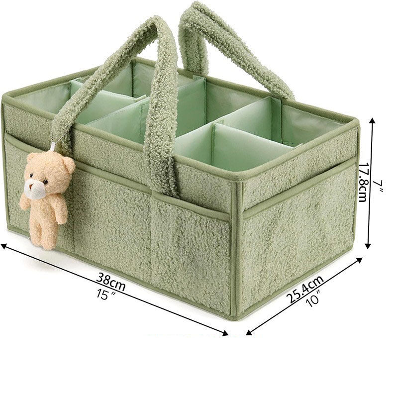 Diaper Caddy Organizer | Portable Nursery Storage