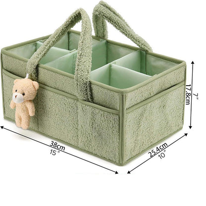 Diaper Caddy Organizer | Portable Nursery Storage