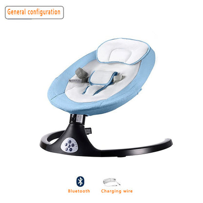 Electric Baby Swing For Infants - Portable Bluetooth Baby Rocker