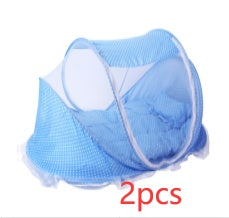 Infant bug net close-up showing honeycomb mesh weave detail