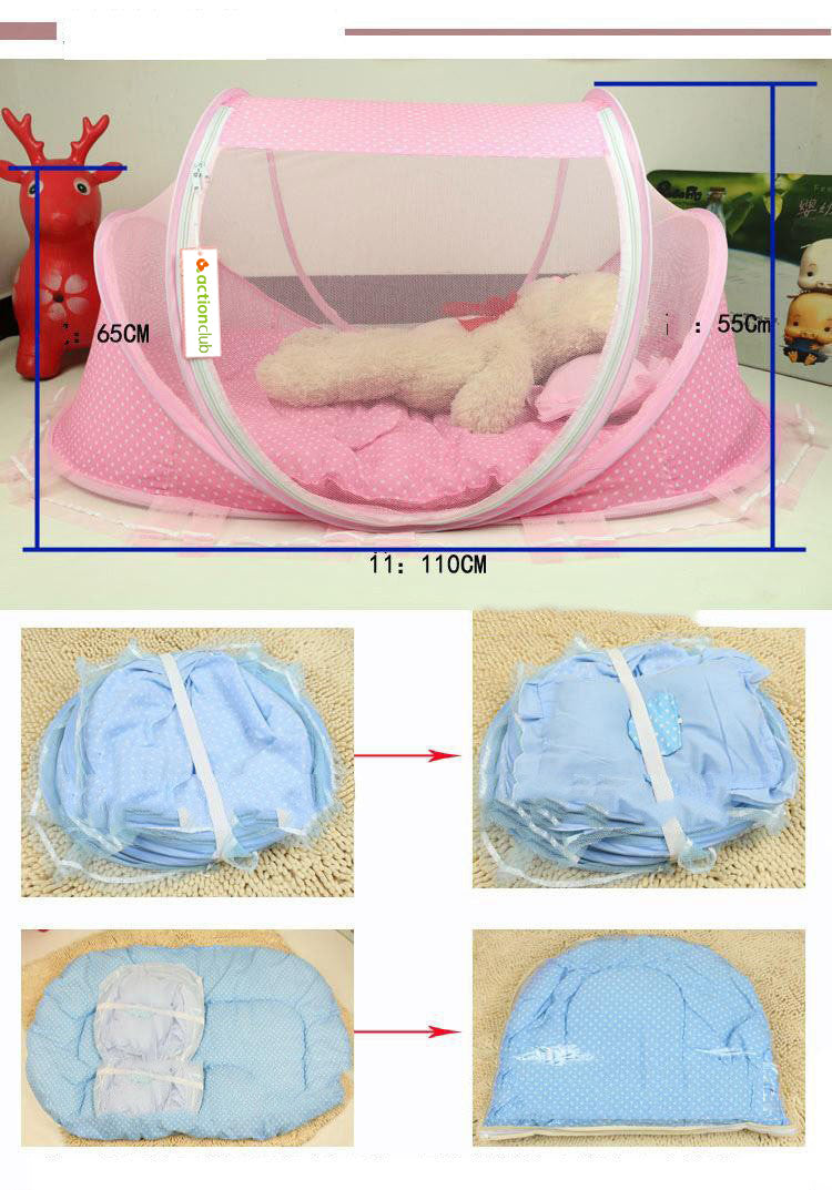 Baby net dome design with mesh sides 