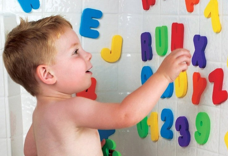 Learning bath toys