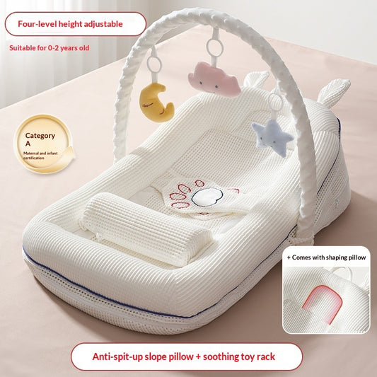 adjustable incline pillow and breathable mesh sides