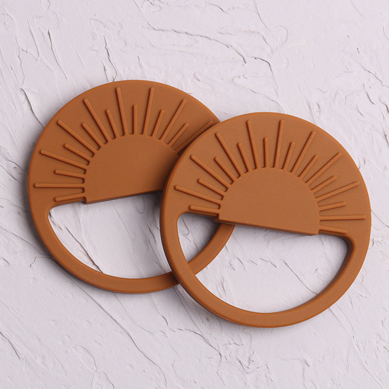 Terracotta silicone sun teether toy, set of two

I
