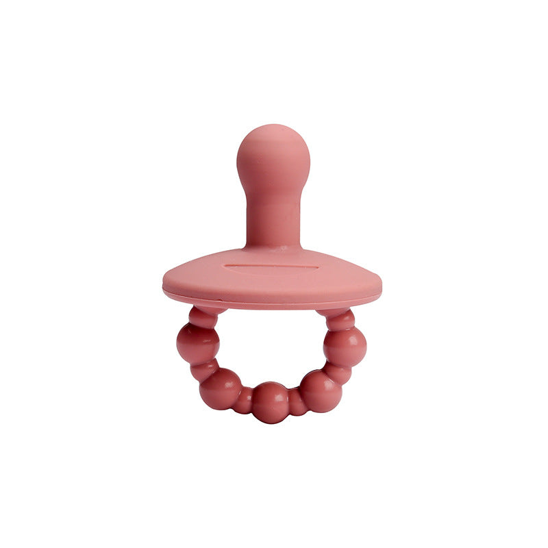 Pacifier and teether ring for baby teeth toddler use