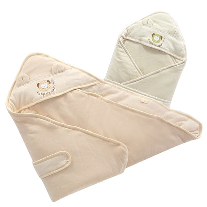 Soft cotton newborn swaddle blanket