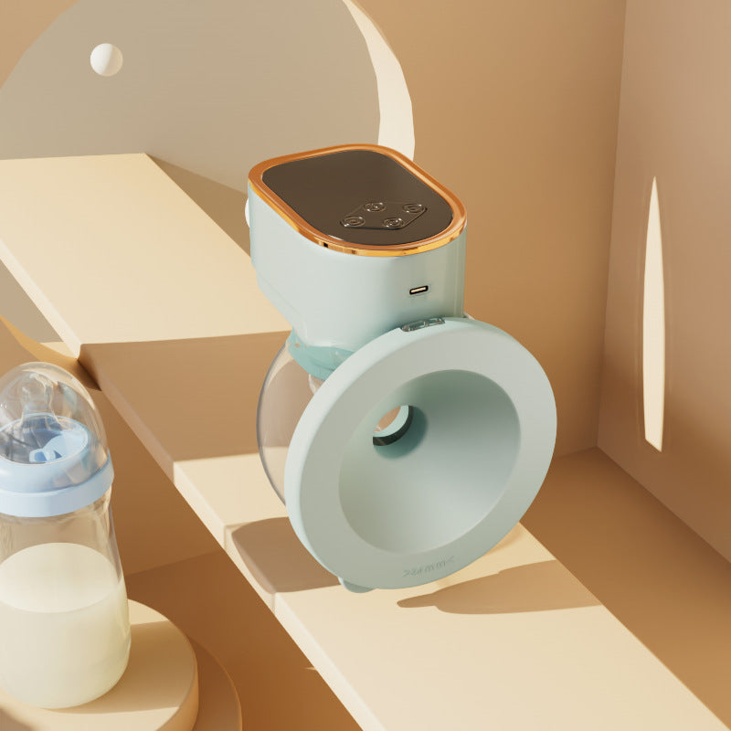 Wearable electric breast pump